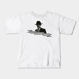 Agent Whiskey (B&W) Kids T-Shirt